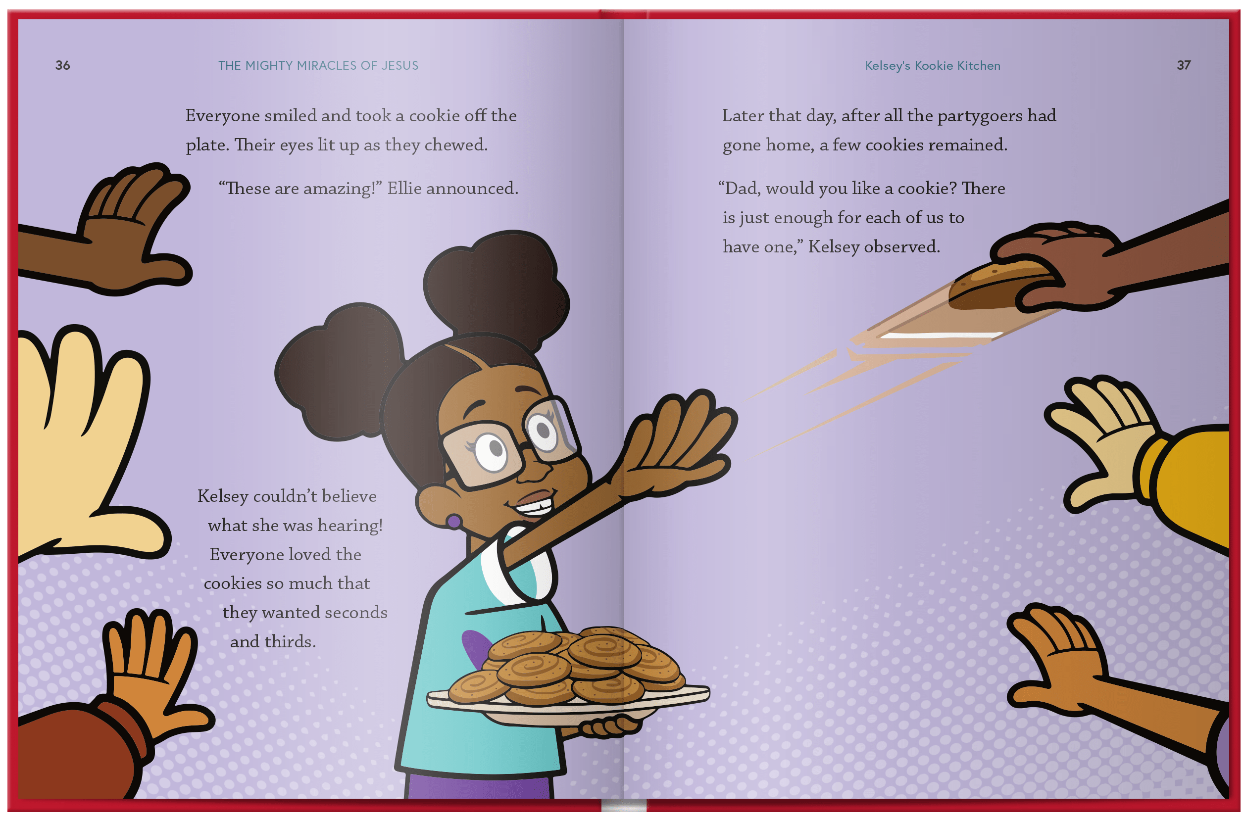 The Mighty Miracles of Jesus interior spread